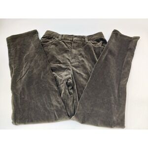 Lauren‎ Jeans Co Ralph Lauren Velvet Flare Pants Size 6 Brown Cotton Blend
